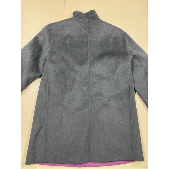 St. John Reversible Wool/Cashmete Blend Coat - Picture 7 of 14